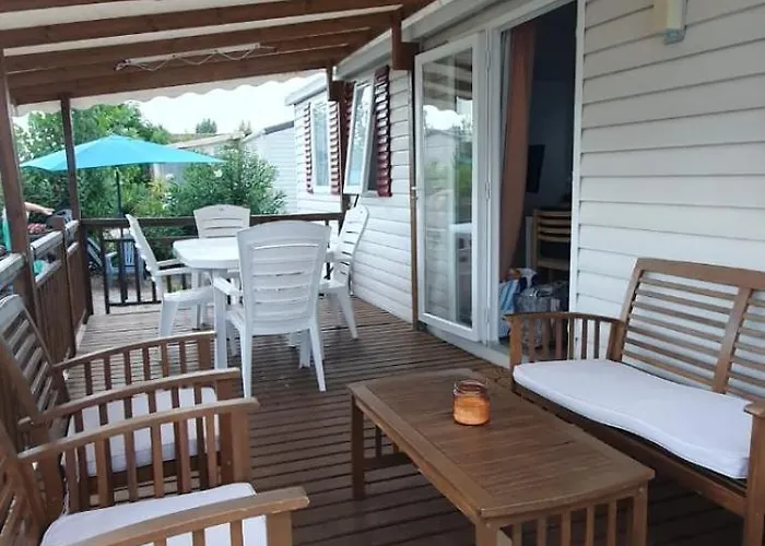 キャンプ場 Mobil-home Paradis Bleu Fréjus